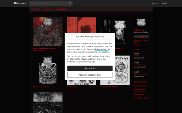 leftcross666.bandcamp.com