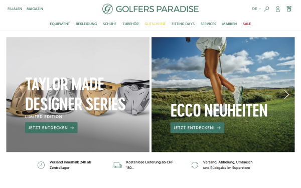 golfersparadise.ch