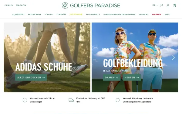 golfersparadise.ch