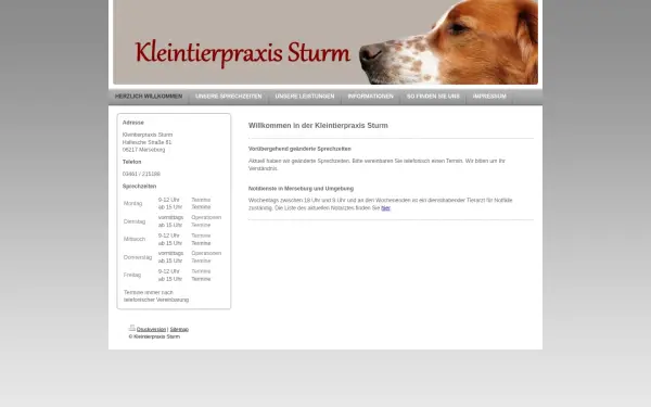 www.kleintierpraxis-sturm.de