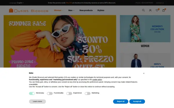www.outletbicocca.com