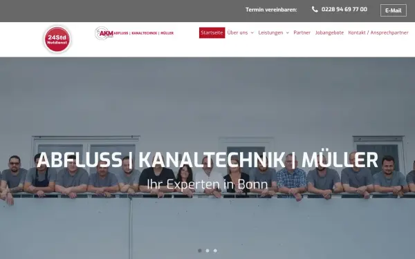 www.akm-abflussreinigung.de
