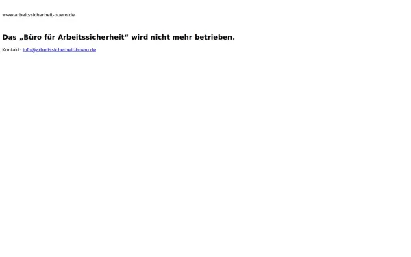 arbeitssicherheit-buero.de