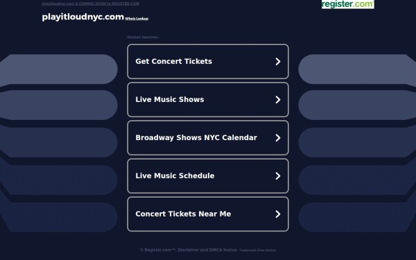 playitloudnyc.com