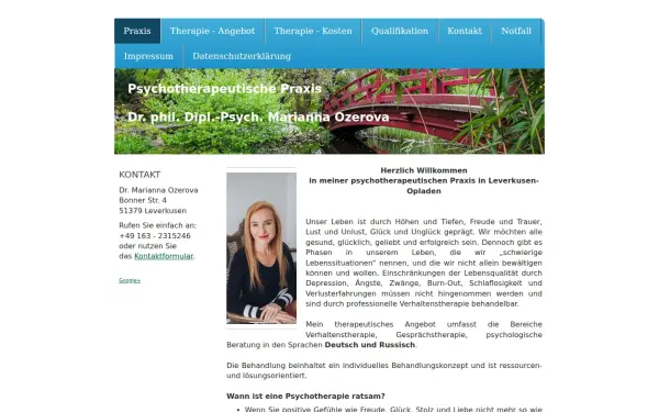 www.psychotherapie-ozerova.de