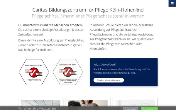 www.caritasbildungszentrum-pflege.de
