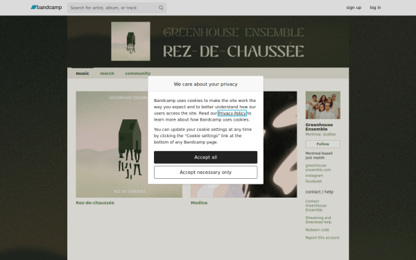 greenhouseensemble.bandcamp.com