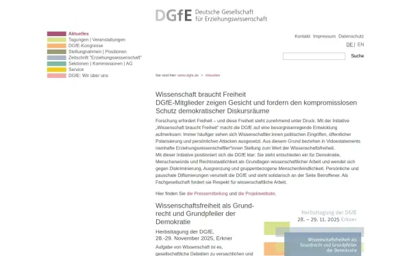 www.dgfe.de
