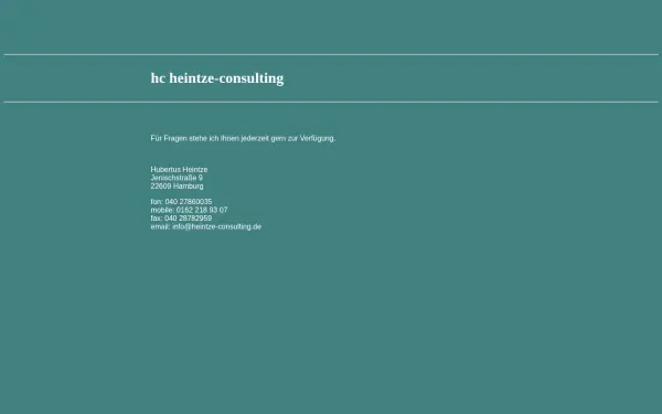 heintze-consulting.de