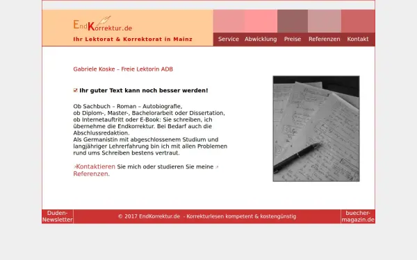 www.endkorrektur.de