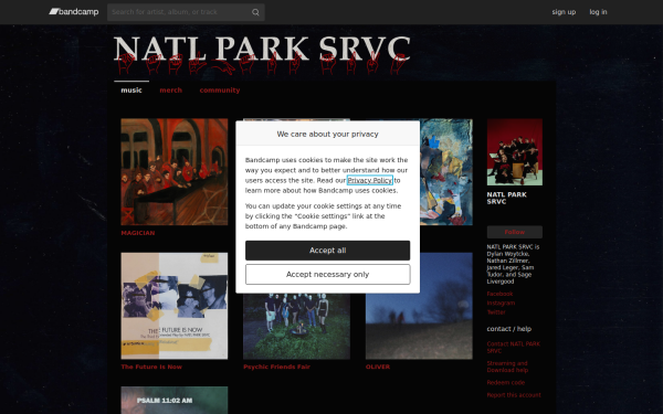 nationalparkservice.bandcamp.com