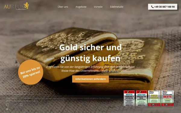 www.aureus-gold.de