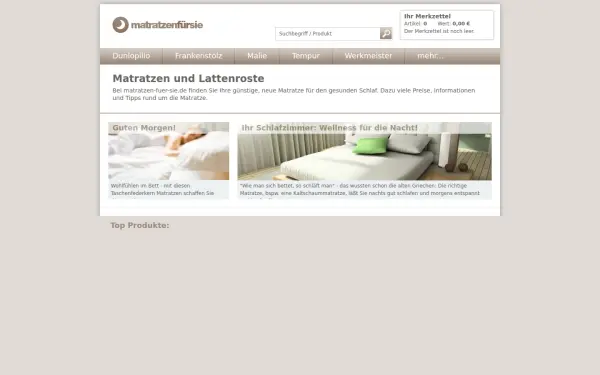 www.matratzen-fuer-sie.de