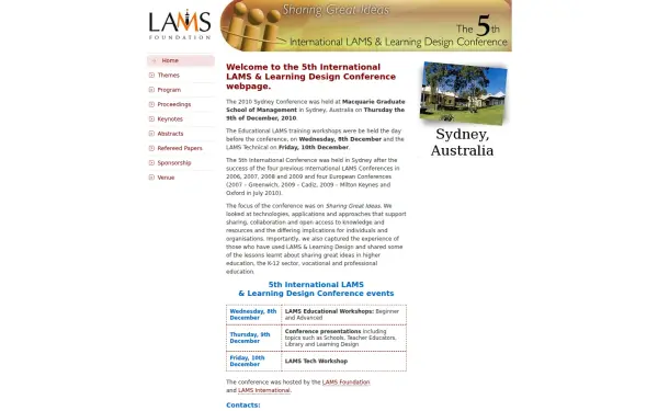 lams2010sydney.lamsfoundation.org