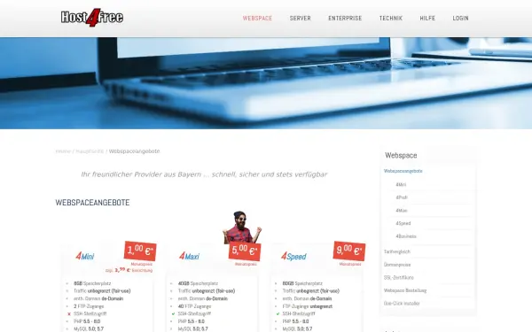 www.host4free.de