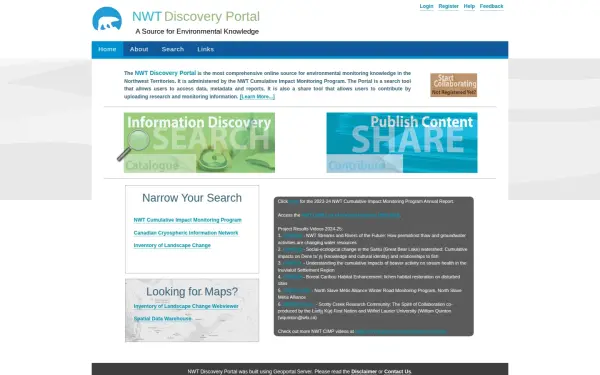 nwtdiscoveryportal.enr.gov.nt.ca