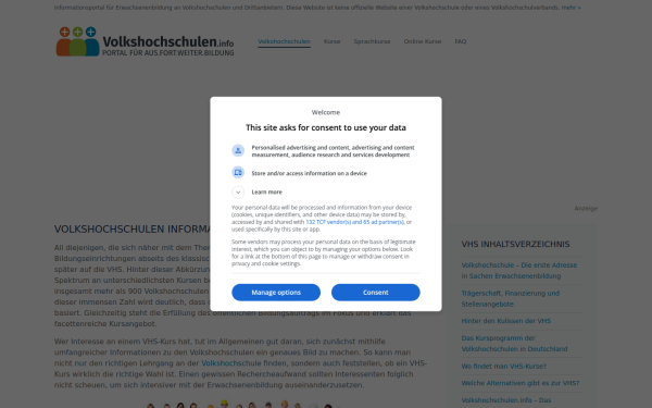 www.volkshochschulen.info