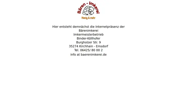 baerenimkerei.de