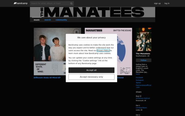 themanateesofficial.bandcamp.com