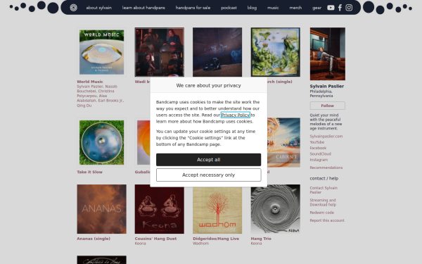 sylvainpaslier.bandcamp.com