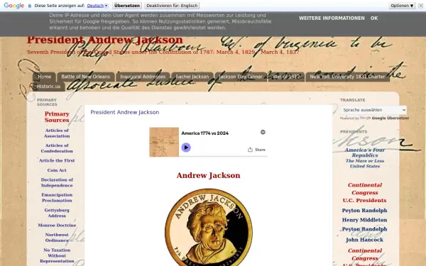 www.andrewjackson.org