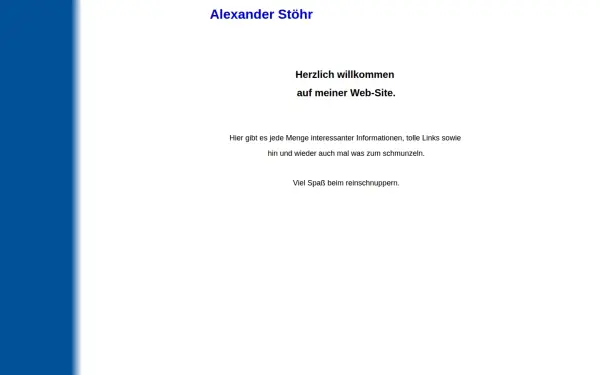 alexanderstoehr.de