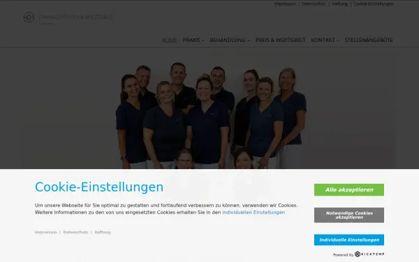 zahnarztpraxis-weststadt.de