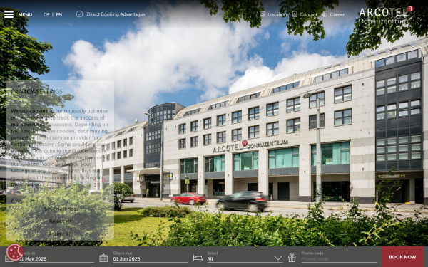 donauzentrum.arcotel.com