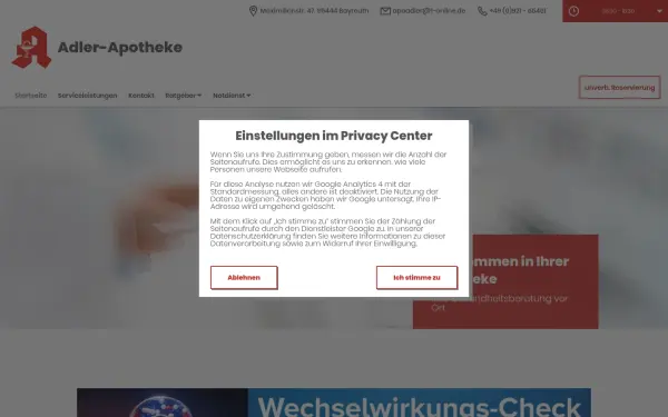 www.adler-apotheke-bayreuth-app.de