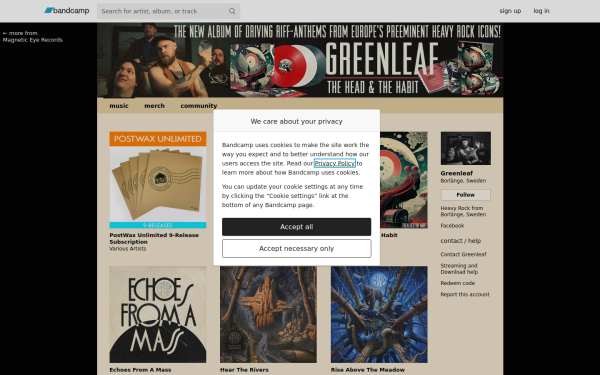 greenleaf-sweden.bandcamp.com