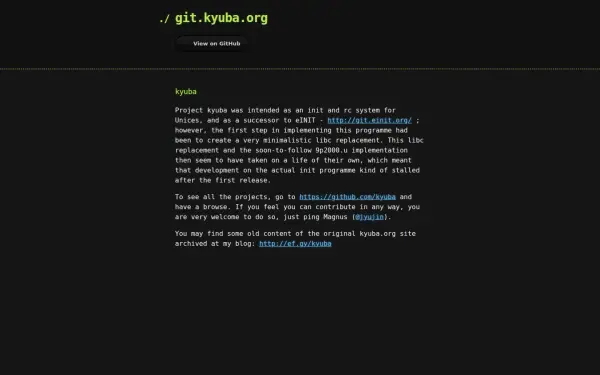 git.kyuba.org