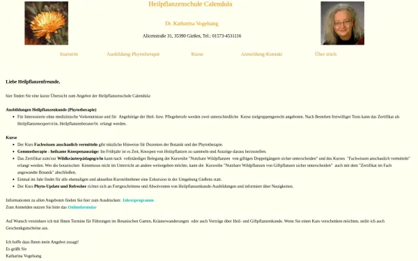 heilpflanzenschule-calendula.de