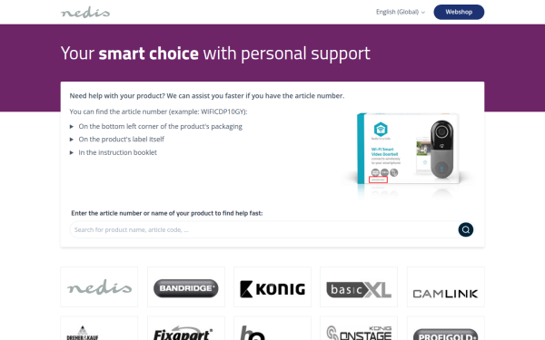 support.nedis.com