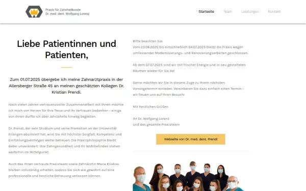 lorenz-zahnaerzte.de