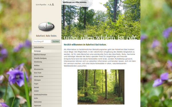 www.ruheforst-bad-arolsen.de