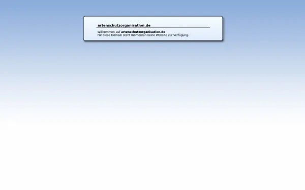 artenschutzorganisation.de