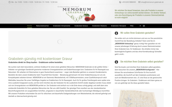 grabsteine-memorum.de