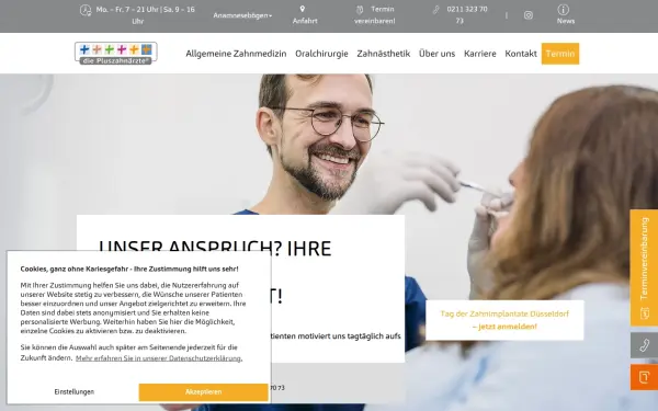 www.diepluszahnaerzte.de
