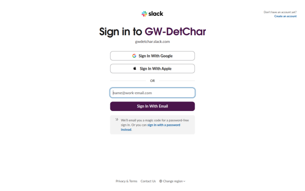 gwdetchar.slack.com