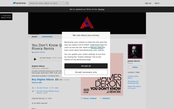 jamesderon.bandcamp.com