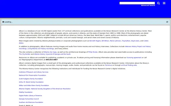 album.atlantahistorycenter.com