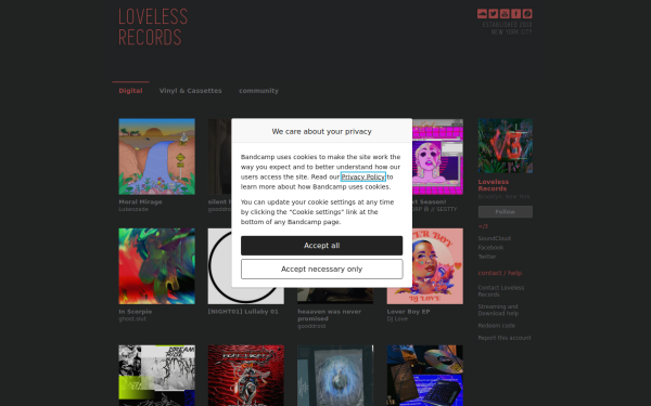 lovelessrecords.net