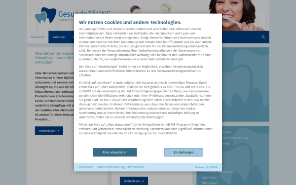 www.gesundezaehne24.de