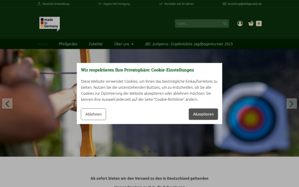 www.pfeilgeraete.de