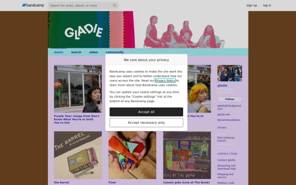 gladie.bandcamp.com