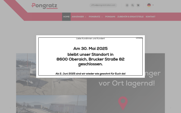 pongratztrailers.com
