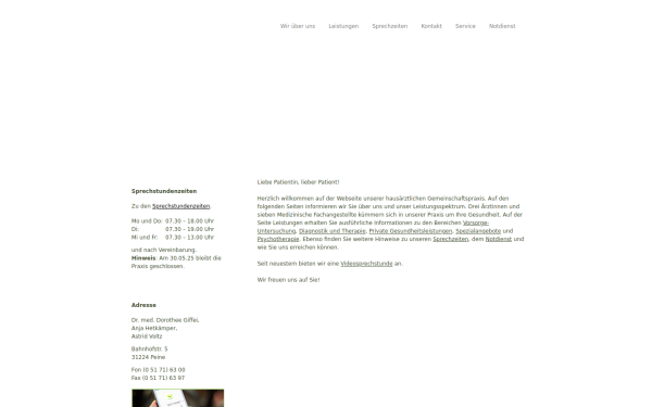 www.hausarztpraxis-peine.de