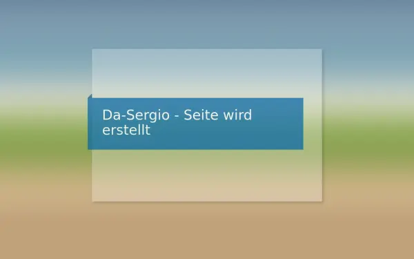 da-sergio.de
