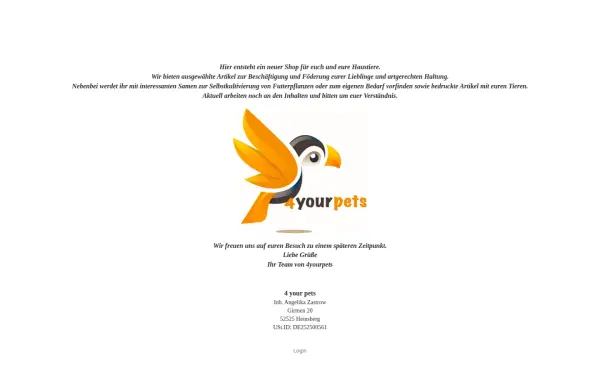 www.4yourpets.de