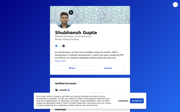 shubhansh.bio